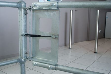 Ball-Fence Gates with hoop - Spacepac Industries