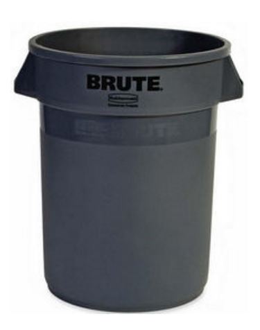Round Industrial Bin-BRUTE Round Bases 208L