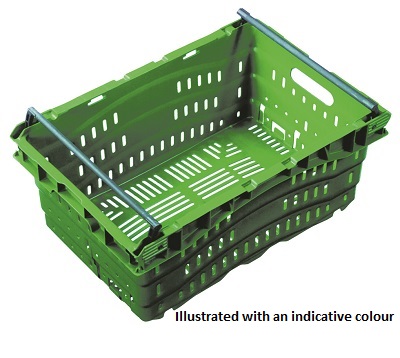 Nally 38L Ventilated Swing Bar Crate