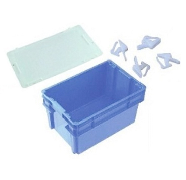 Nally 52L Security Lid Container with Lid & CLIPS