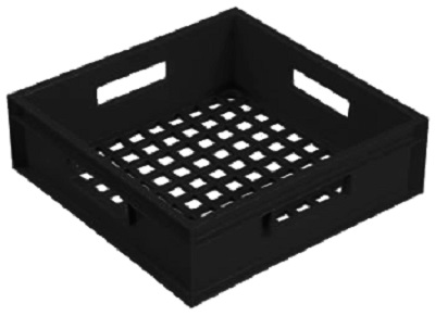 Nally 11L Vented Plastic Crate