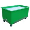 650L Rectangular tub trolley with Dolly & Coil Spring Rising Bas