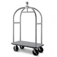 Birdcage Luggage Trolley stainless steel