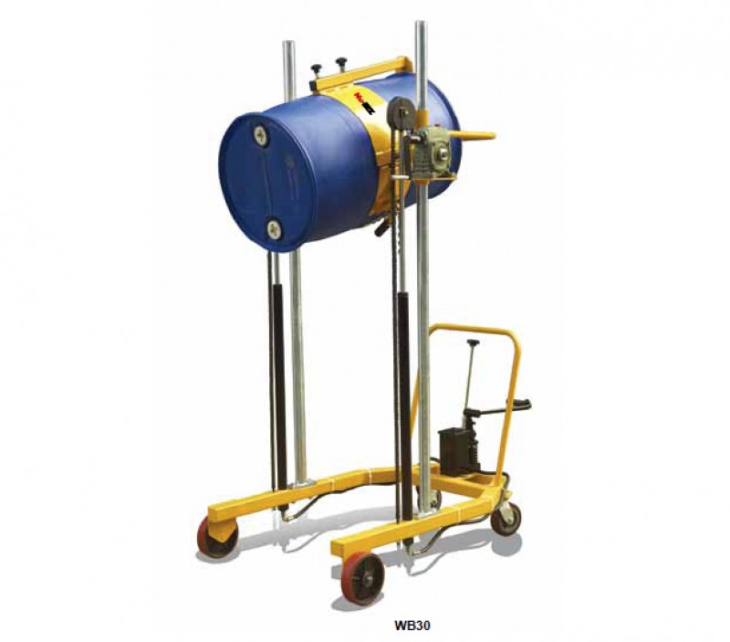 MANUAL Drum Truck Lifting, Turning, Mixing Drums Handling Spacepac