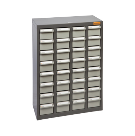 Steel Parts Cabinet, 32xA8 Drawers, A8-432