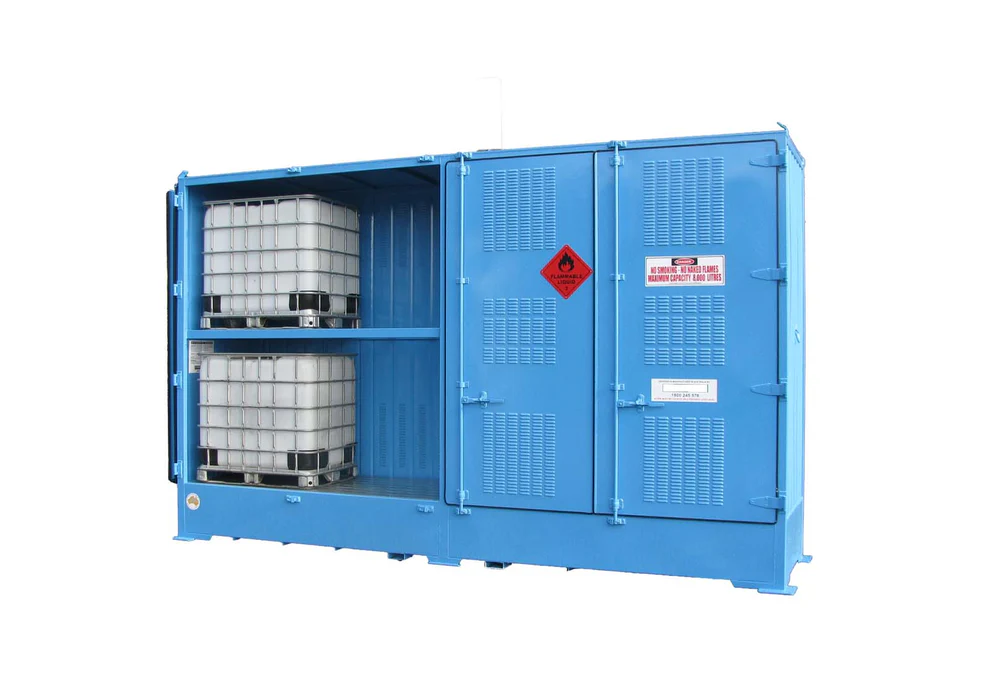 Single Depth Flammable Liquids Store - 8 IBC - Image 3