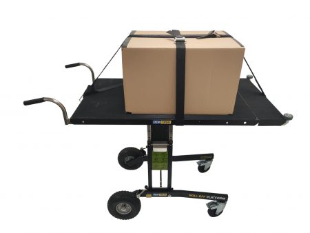 Demtruk Folding Cart DELUX 2.0 with adjustable load straps for secure transport