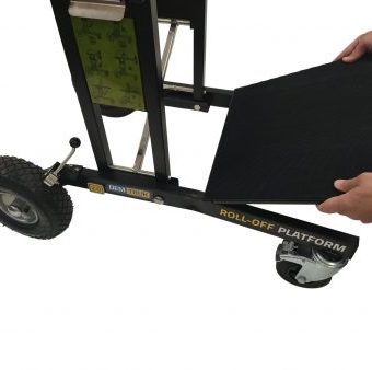 Demtruk Folding Cart DELUX 2.0 with detachable lower shelf and rubber mat