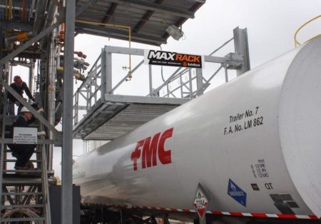 MaxRack Elevating Cage operating with electric or pneumatic drive