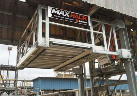 MaxRack Elevating Cage with robust galvanized steel construction
