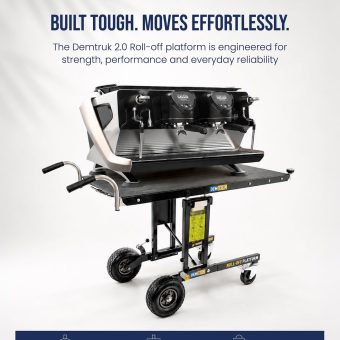 Demtruk vs Manual Lift Tables comparison showing mobility and lifting differences in AV and IT installations