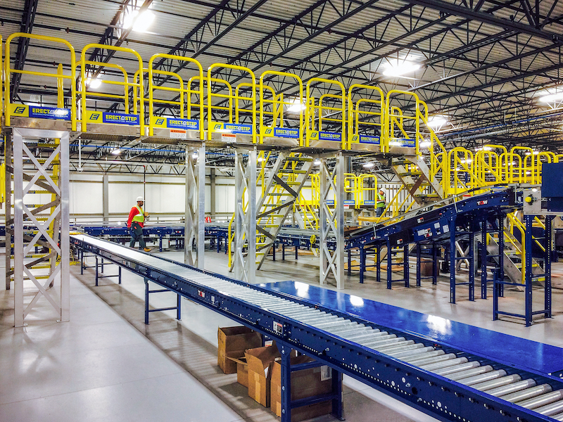 Access platforms for workplace safety for elevated work areas