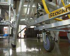 StockMaster platform ladders for commercial workplace access