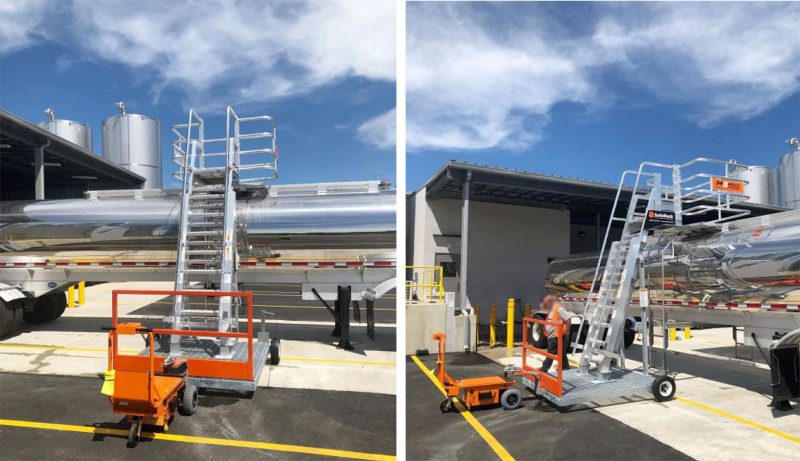 MAUI 12/16 platform for Safe Tanker Access and maintenance