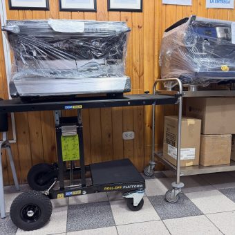 Demtruk Delux 2.0 folding platform cart for service equipment