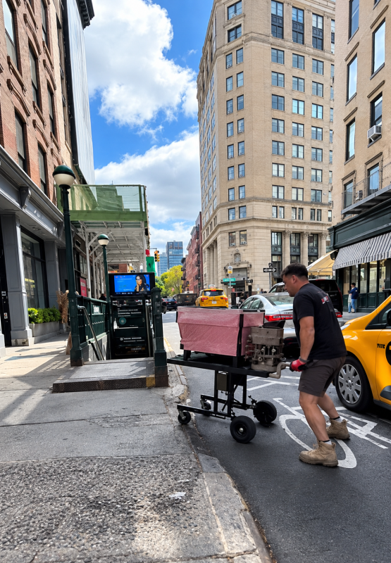 High-Capacity Folding Carts with load straps