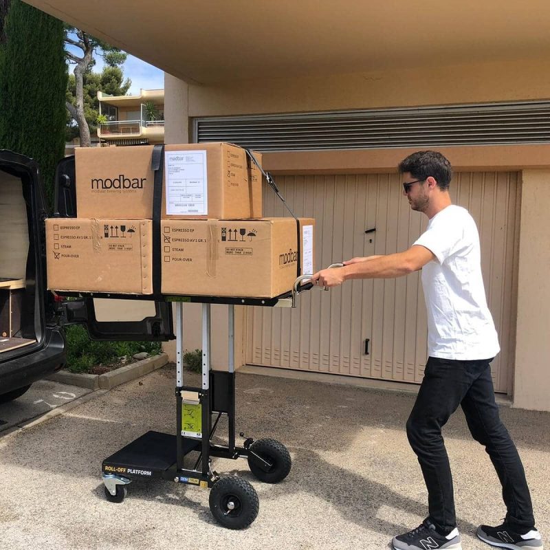 High-Capacity Folding Carts with adjustable platform